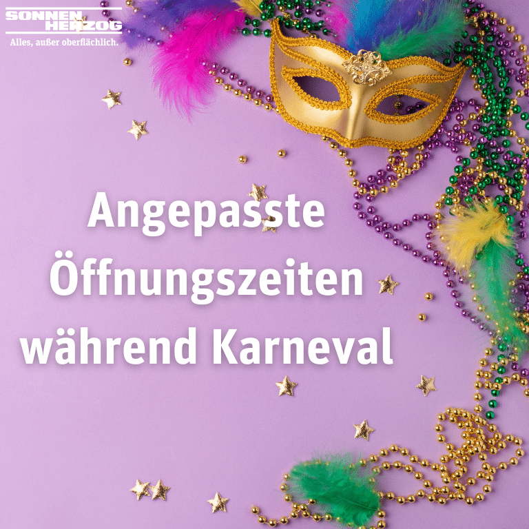 Angepasste Öffnungszeiten während Karneval Contentbild 768 x 768 px