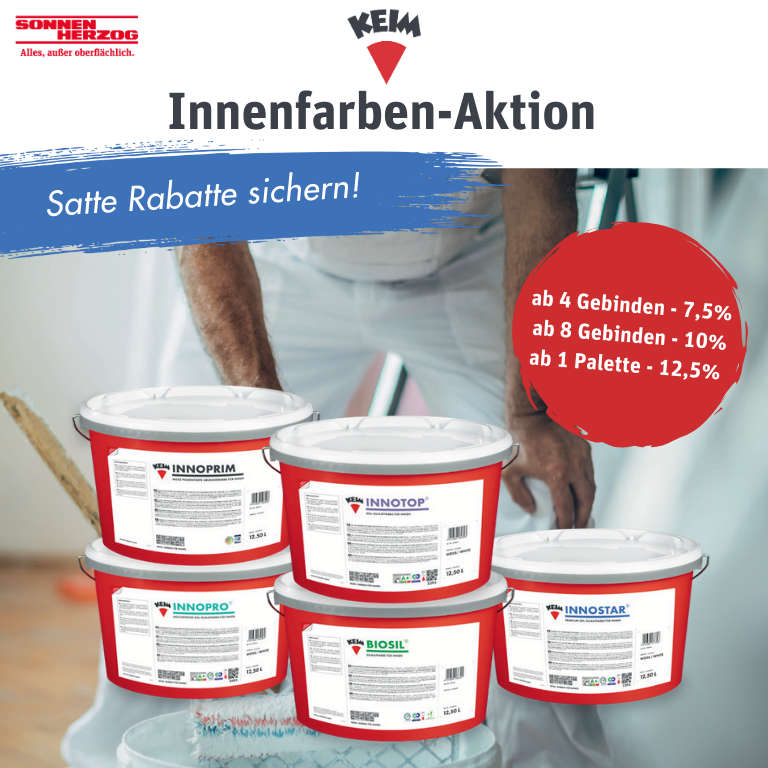 KEIM Innenfarben-Aktion