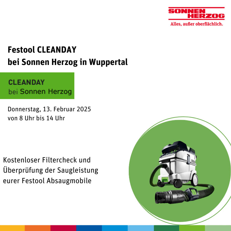 Festool CLEANDAY in Wuppertal