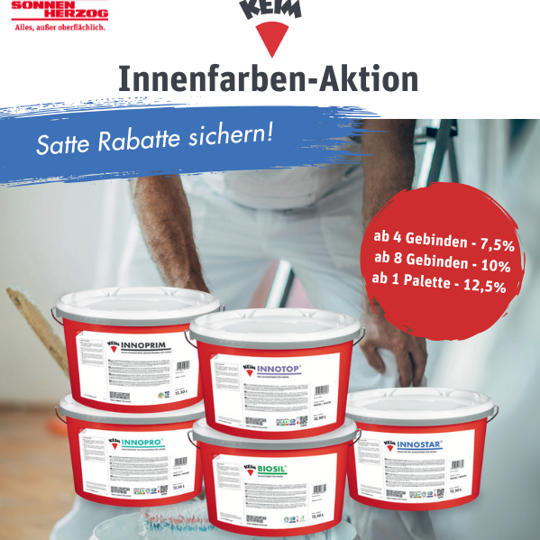 Beitragsbild KEIM Innenfarben Aktion