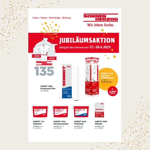 Jubiläumsaktion 
135 Jahre Sonnen Herzog