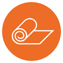 tapeten icon in orangenem kreis3-Sonnen-Herzog-Handwerksbedarf-Großhandel